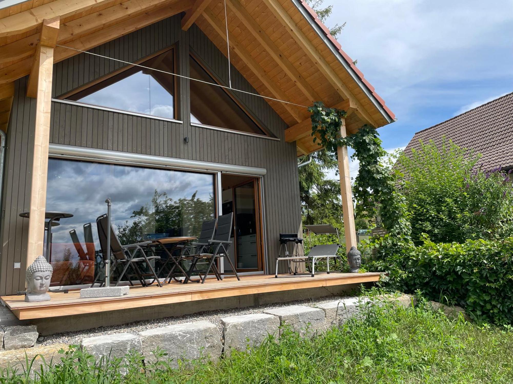Zweistoeckiges Natur-Holzhaus Mit Berg- & Seesicht Horgenzell Kültér fotó